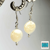 Fresh Water Pearl and Crystal Earrings, by Lapanda Designs - Parade Handmade Newport Co Mayo