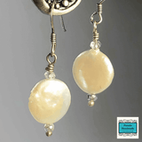 Fresh Water Pearl and Crystal Earrings, by Lapanda Designs - Parade Handmade Co Mayo Ireland