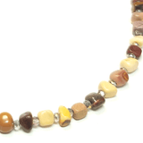 Gemstone Necklace of Jasper and Crystal, By Lapanda Designs - Parade Handmade Mayo Ireland