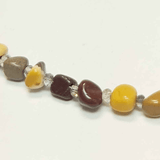 Gemstone Necklace of Jasper and Crystal, By Lapanda Designs - Parade Handmade Co Mayo