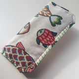 Glasses or Phone Pouch With Fish, By Parade - Parade Handmade