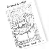 Gnome Christmas Card Pack of 4, printed and handmade 4"x6", by Amanda Coen - Parade Handmade