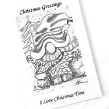 Gnome Christmas Card Pack of 4, printed and handmade 4"x6", by Amanda Coen - Parade Handmade Ireland
