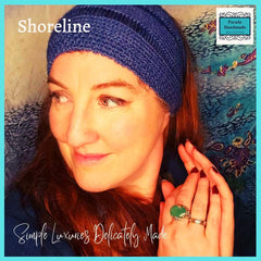 Hand Knitted Ribbed Headband come Neck Warmer by Shoreline