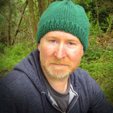 Handknit RA7 Beanie Hat For Men, By R.Coen - Parade Handmade