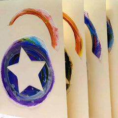 Handmade Christmas Card Pack of Three, By Parade