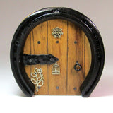 Horseshoe door, Fairy Door with Bird, by Liffey Forge - Parade Handmade