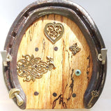 Horseshoe Keyrack Fairy Door With Mushroom, By Liffey Forge - Parade Handmade