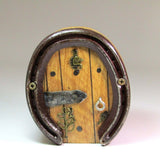 Horseshoe, bronze coloured, Fairy Door, by Liffey Forge - Parade Handmade
