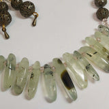 Aventurine Gemstone Irish Bog Necklace, By Lapanda Designs - Parade Handmade.