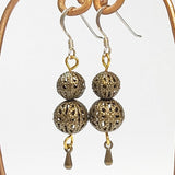 Irish Bog Necklace and Earrings Set, By Lapanda Designs - Parade Handmade