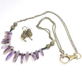 Irish Bog Necklace and Earrings Set, By Lapanda Designs - Parade Handmade