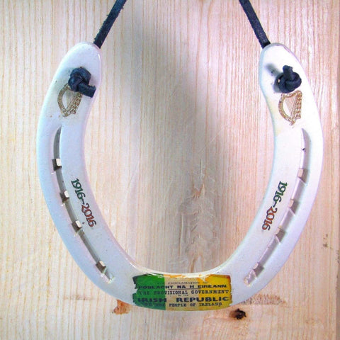 Irish Republic Centenary, Decorative Horseshoe, By Liffey Forge - Parade Handmade