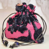 Jewellery Pouch In Pink and Black, By Parade - Parade Handmade