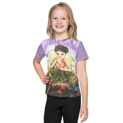 Kids Crew Neck T-shirt, 'It's Good to Take Little Breaks', Art by Parade