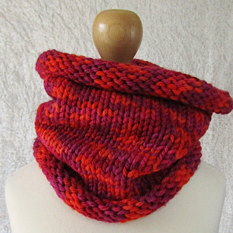 Kids Scarf, In Red, Purple, Orange & Pink, By JaDa Crafts Ireland - Parade Handmade