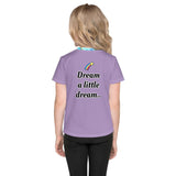 Kids crew neck t-shirt, 'Dream a Little Dream, Art By Parade - Parade Handmade Ireland