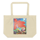 Large Organic Tote Bag, Dream a Little Dream, Art By Parade - Parade Handmade Co Mayo Ireland