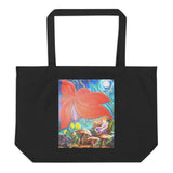 Large Organic Tote Bag, Dream a Little Dream, Art By Parade - Parade Handmade