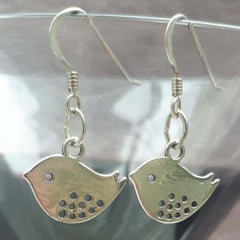 Little Birdy Charm Earrings, By Lapanda Designs