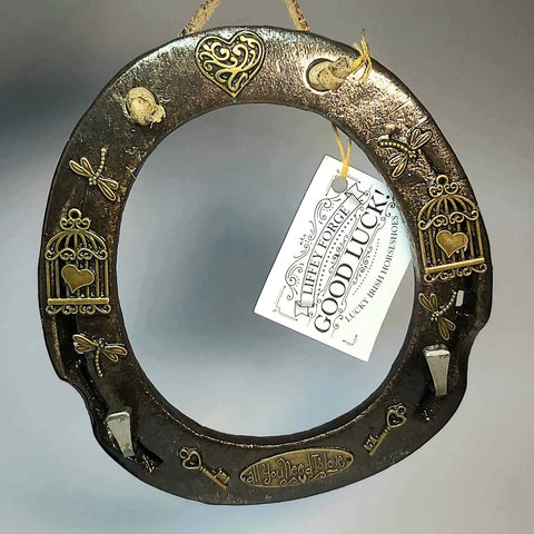 Lucky Horseshoe - All You Need Is Love - by Liffey Forge - Parade Handmade