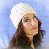 Luxurious Little Hat In Cream, Hats By Jo's Knits - Parade Handmade