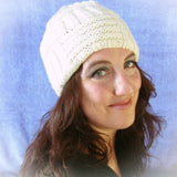 Luxurious Little Hat In Cream, Hats By Jo's Knits - Parade Handmade