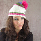 Luxury Handknit Wooly Hat With Bobble, By Shoreline - Parade Handmade