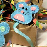 Mouse Bookmark Gift Set with fridge magnet and mother and baby mice, by Ditsy Designs - Parade Handmade