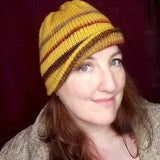 Mustard Reversable Hand Knitted Beanie by Shoreline - Parade Handmade Co Mayo