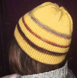 Mustard Reversable Hand Knitted Beanie by Shoreline - Parade Handmade - Wild Atlantic Way Ireland