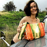 Newspaper News Boy Style Bag, by Shoreline - Parade Handmade Co Mayo Ireland