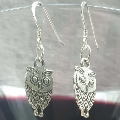 Owl Charm Earrings, By Lapanda Designs - Parade Handmade