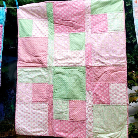 Patchwork Baby Quilt, By Bernadette Walsh - Parade Handmade