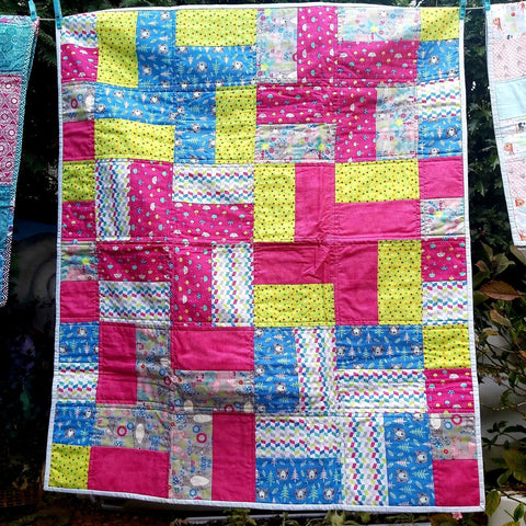 Patchwork Baby Quilt, By Bernadette Walsh - Parade Handmade