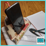 Phone Holder for Desk with Tassels 6" H x 7" Deep in Various Patterns - Parade Handmade