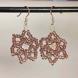  Pink Floral Boho Earrings by Lapanda Designs - Parade Handmade Newport Co Mayo