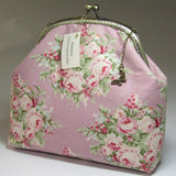 Pink Floral Vintage Style Handbag, By Kira Szentivanyi - Parade Handmade