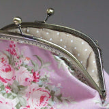 Pink Floral Vintage Style Handbag, By Kira Szentivanyi - Parade Handmade