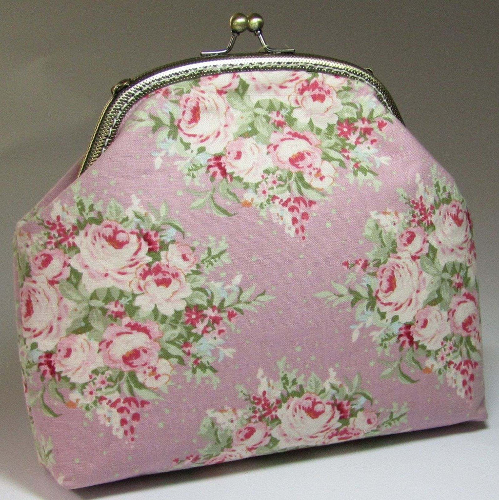 Pink Floral Vintage Style Handbag By Kira Szentivanyi Parade
