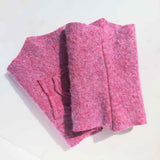 Beautifully soft felted wool wrist warmers from recycled jumper suze med in pink by Parade - Parade Handmade Ireland