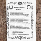 Pony Horseshoe Fairy Door Keyrack, By Liffey Forge - Parade Handmade