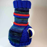 Pot Sock Tea Cosy in Blue, By Shoreline - Parade Handmade Newport Co. Mayo