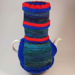Pot Sock Tea Cosy in Blue, By Shoreline