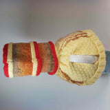 Pot Sock Tea Cosy in Yellow and Orange, By Shoreline - Parade Handmade Ireland