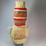 Pot Sock Tea Cosy in Yellow and Orange, By Shoreline - Parade Handmade Co. Mayo