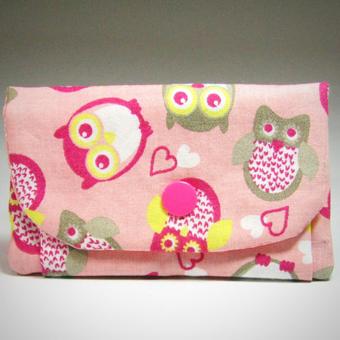 Pretty Little Pink Owl Coin Purse, By JaDa Crafts Ireland - Parade Handmade