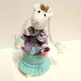 Princess Mouse Handmade by Ditsy Designs. 6.5" High, (Based on an Alan Dart Pattern) - Parade Handmade