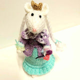 Princess Mouse Handmade by Ditsy Designs. 6.5" High, (Based on an Alan Dart Pattern) - Parade Handmade