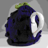 Purple Tea Cosy With Blackberry Aran Stitch, by Shoreline - Parade Handmade